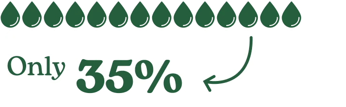 Only 35%