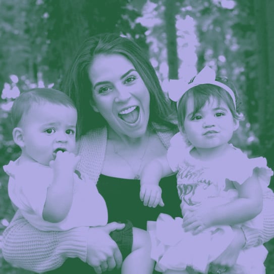 co-founder of rescripted kristyn hodgdon with her twins